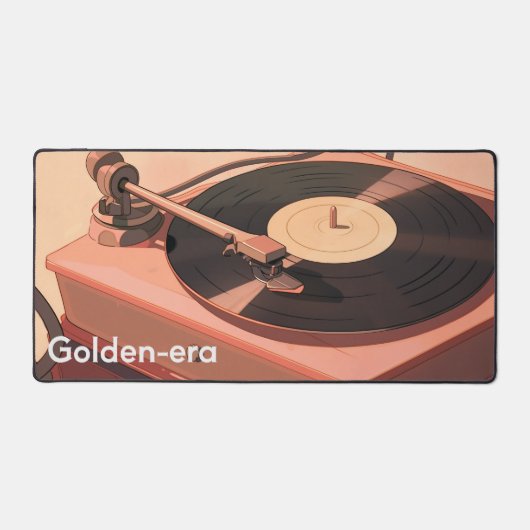 Gouden-Tijdperk Spin: Klassieke Sneden Bureaumat (Voorkant)