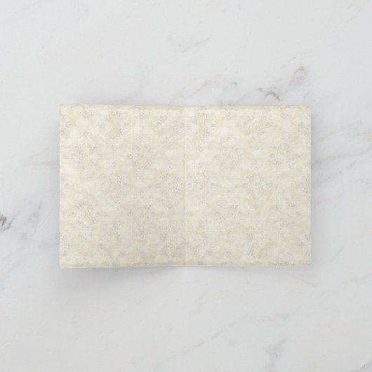 Gouden Tijdperk van Elegantie, Dankkaartjes Bedankkaart (Binnen)