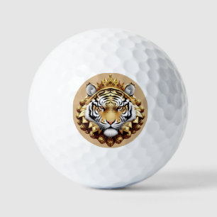Gouden Tijger Crest Embleem Golfballen