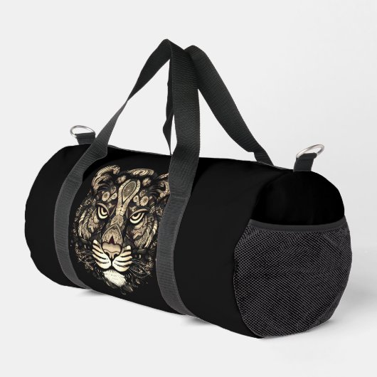 Gouden Tijger Hoofd Plunjezak (Rechterhoek)