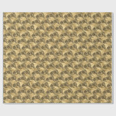 Gouden Tijger Inpakpapier (Vlak)