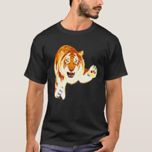 Gouden Tijger Panthera Tigris Zeldzame Grote Kat T-shirt