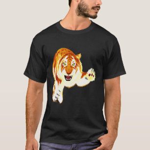 Gouden Tijger Panthera Tigris Zeldzame Grote Kat T-shirt