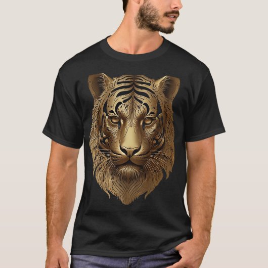 Gouden Tijger T-shirt (Voorkant)