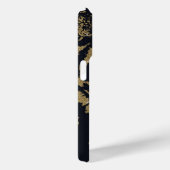 Gouden tijger zwart ontwerp Case-Mate iPhone case (Achterkant / Rechts)