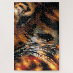 Gouden Tijgeroog Close-Up Wildlife  Legpuzzel
