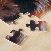 Gouden Tijgeroog Close-Up Wildlife Legpuzzel (Zijkant)