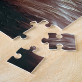 Gouden Tijgeroog Close-Up Wildlife Legpuzzel (Zijkant)