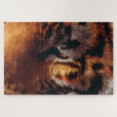 Gouden Tijgeroog Close-Up Wildlife Legpuzzel (Horizontaal)