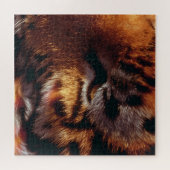 Gouden Tijgeroog Close-Up Wildlife Legpuzzel (Horizontaal)
