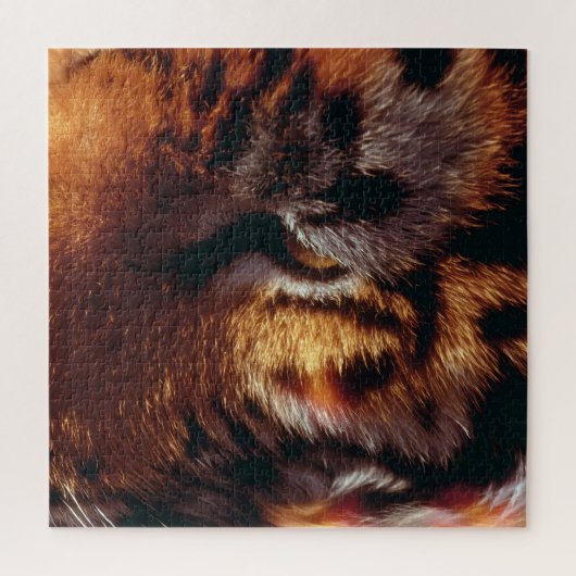 Gouden Tijgeroog Close-Up Wildlife Legpuzzel (Verticaal)