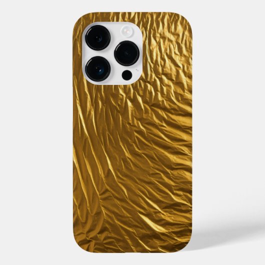 Gouden tinten appel iphone 14pro hoes (Achterkant)