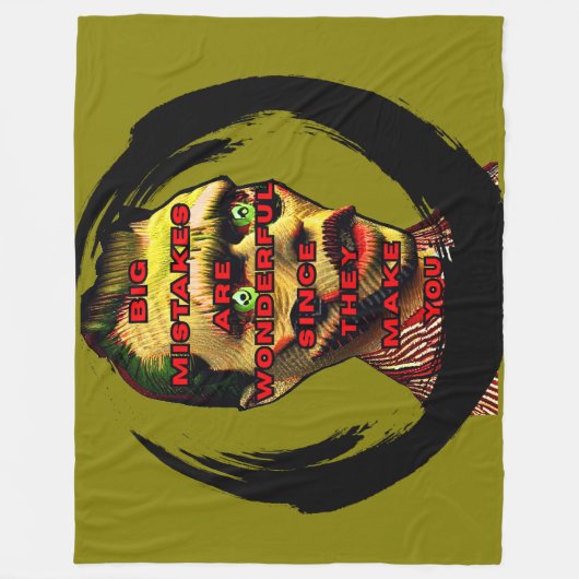 GOUDEN TIPS Fleece Deken (Voorkant)