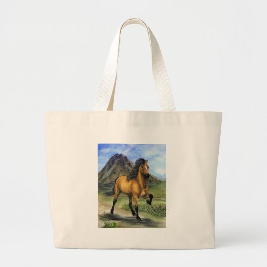 Gouden Tolt Grote Tote Bag (Voorkant)