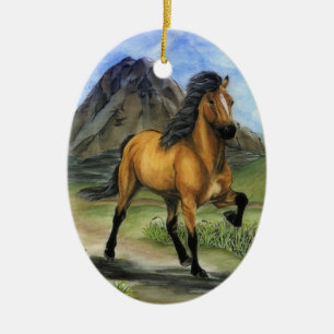 Gouden Tolt Keramisch Ornament
