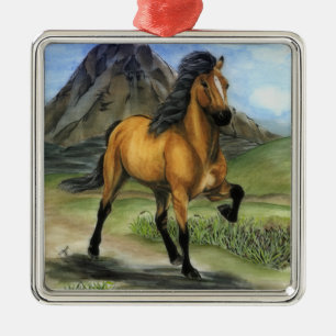 Gouden Tolt Metalen Ornament