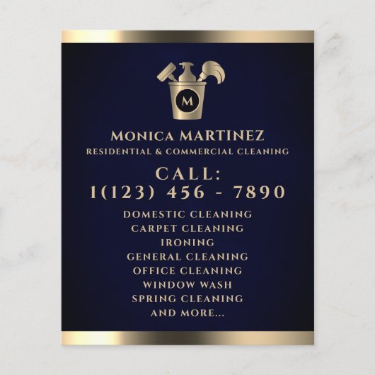 Gouden Toon zwart met logo Flyer (Voorkant)