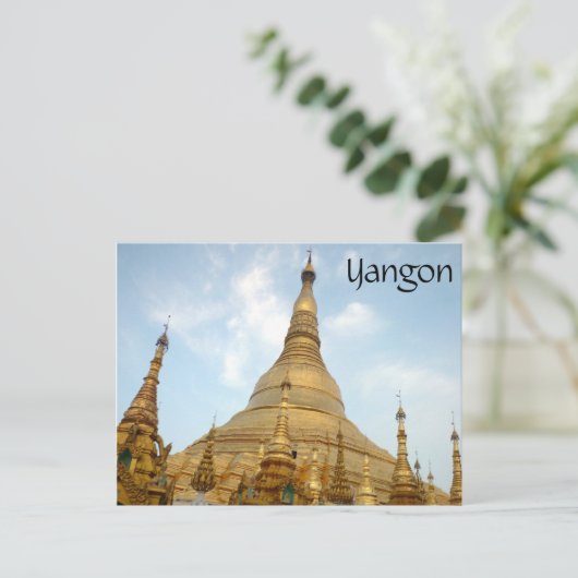 gouden topjes in de zweedse republiek briefkaart (Staand voorkant)