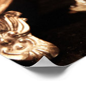 gouden topton voor champagne poster (Hoek)