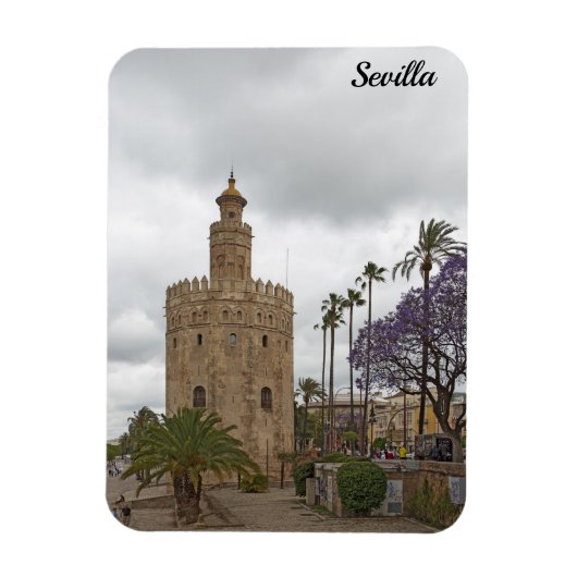 Gouden toren van Sevilla Magneet (Verticaal)