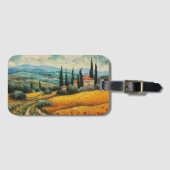 Gouden Toscane Dromen Bagagelabel (Voorkant (horizontaal))