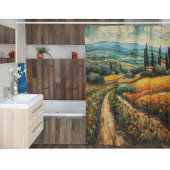 Gouden Toscane Dromen Douchegordijn