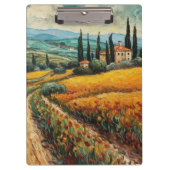 Gouden Toscane Dromen Klembord (Voorkant)