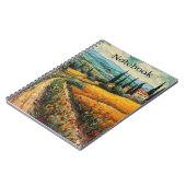 Gouden Toscane Dromen Notitieboek (Linkerzijde)