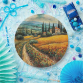 Gouden Toscane Dromen Papieren Bordje (Feest)