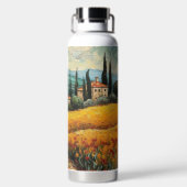 Gouden Toscane Dromen Waterfles (Achterkant)