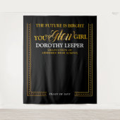 Gouden touch Maak je toekomst mooier. Wandkleed (Voorkant)