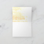 Gouden Tradities Gevouwen briefpapier voor dank Bedankkaart (Binnen)