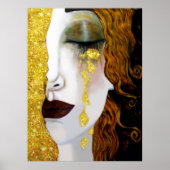 Gouden tranen, Gustav Klimt Poster (Voorkant)