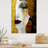 Gouden tranen, Gustav Klimt Poster (Keuken)