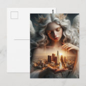 Gouden tranen voor de stad der engelen briefkaart (Voorkant / Achterkant)