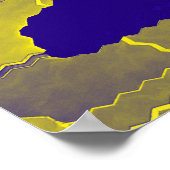 gouden trap naar boven poster (Hoek)