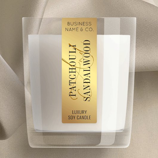 Gouden Trendy Product Jar Thin Tamper Proof Label