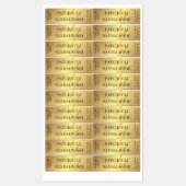 Gouden Trendy Product Jar Thin Tamper Proof Label (Vel)