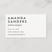 Gouden Trim Klassieke Monogram Pluche Diamant Visitekaartje (Achterkant)