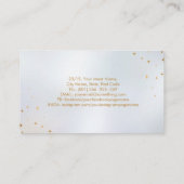 Gouden Triskele - Drievoudige Maan Visitekaartje (Achterkant)