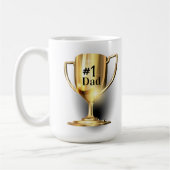 Gouden Trofee #1 Vader Moeder Zoon  Koffiemok (Links)