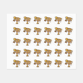 Gouden Trofee Kampioen 🏆✨ Labels