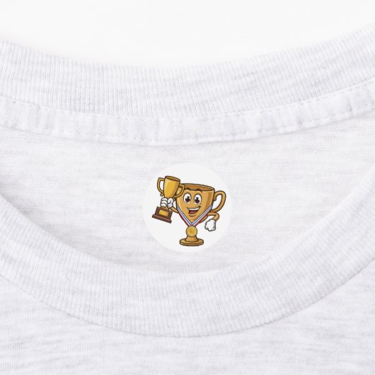 Gouden Trofee Kampioen 🏆✨ Labels (Aangebracht)