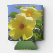 Gouden Trompet Bloemen I Blikjeskoeler (Achterkant)