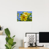Gouden Trompet Bloemen I Poster (Thuiskantoor)