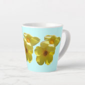 Gouden Trompetbloemen I Latte Mok (Rechterhoek)