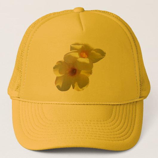 Gouden Trompetbloemen I Trucker Pet (Voorkant)