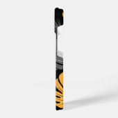 Gouden tropische bladeren iPhone hoesje (Linkerkant)