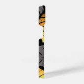 Gouden tropische bladeren iPhone hoesje (Rechterkant)