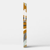 Gouden tropische bladeren silhouet Case-Mate iPhone case (Achterkant / Links)